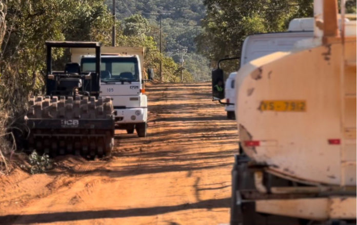 Intervenção parlamentar faz asfalto chegar ao Núcleo Rural Córrego do Atoleiro