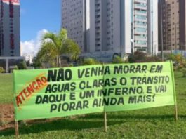 Águas Claras: 'pague para entrar, reze para sair'