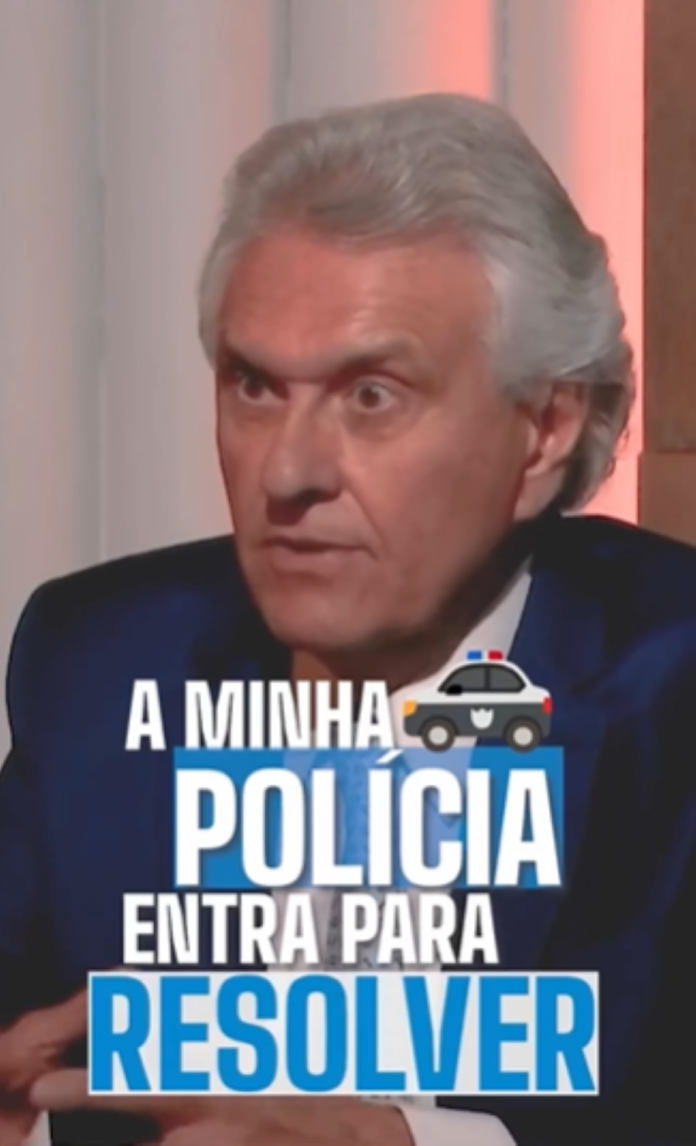 Caiado defende PMGO em caso de prisão de enfermeira e maqueiro por ação truculenta em hospital